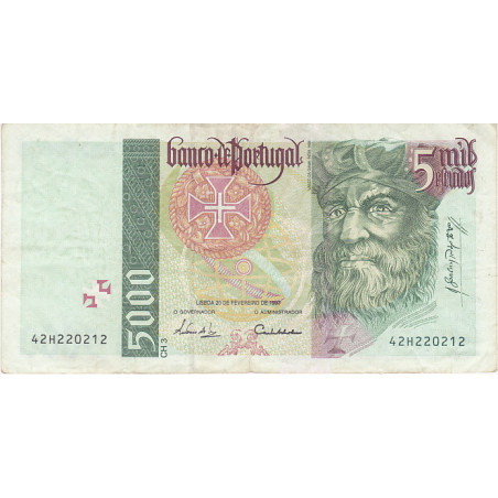 Portugal 5000$00 1997 Vasco da Gama 42H