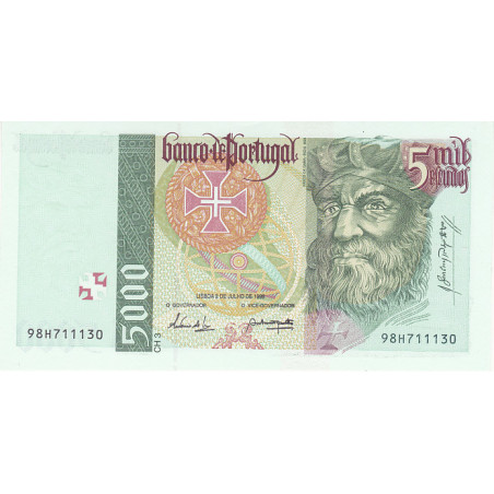 Portugal 5000$00 1998 Vasco da Gama 98H