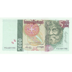 Portugal 5000$00 1998 Vasco da Gama 73J