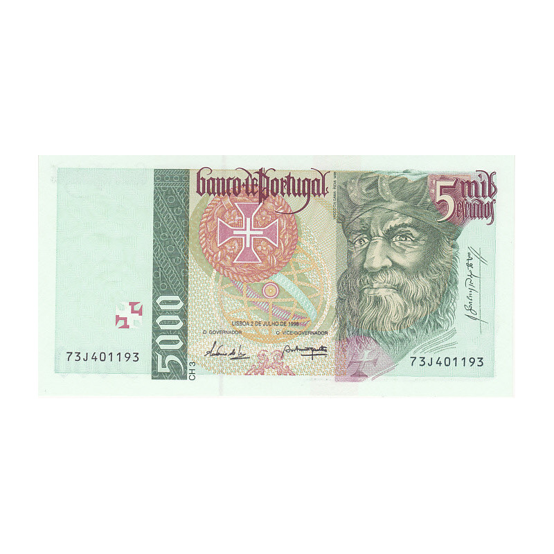 Portugal 5000$00 1998 Vasco da Gama 73J