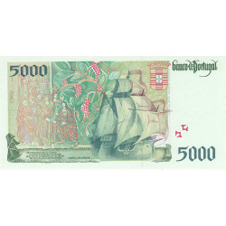 Portugal 5000$00 1998 Vasco da Gama 25J