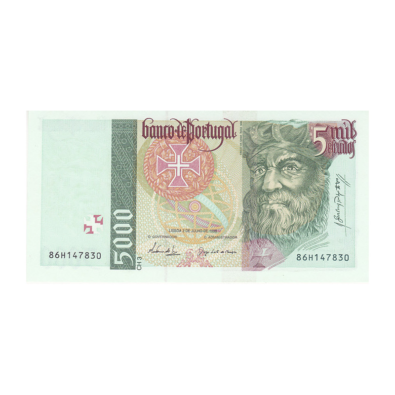 Portugal 5000$00 1998 Vasco da Gama 86H