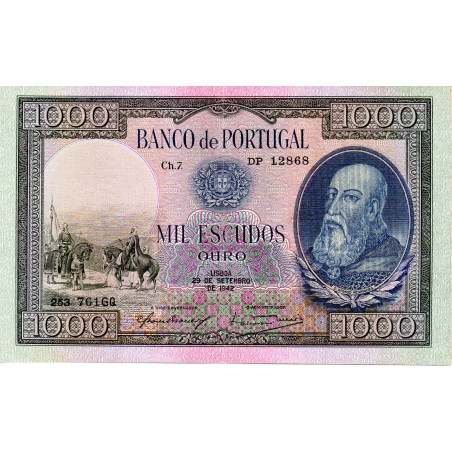 Portugal 1000$00 1942 D Afonso Henriques DP