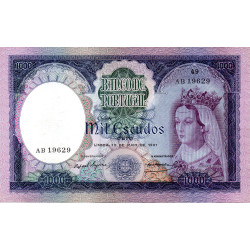 Portugal 1000$00 1961 D Filipa de Lencastre AB