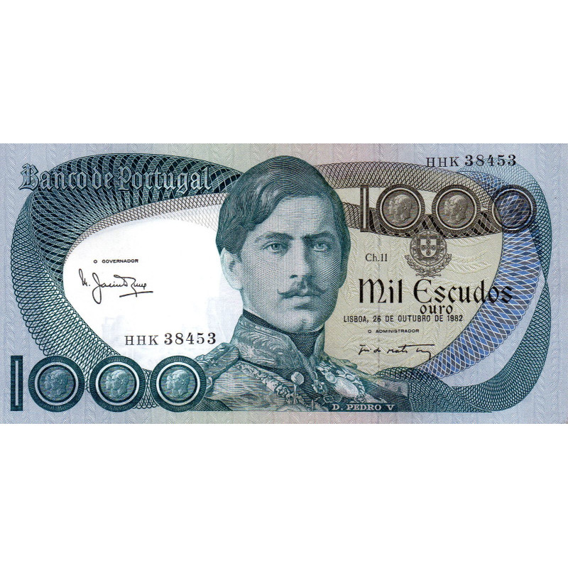 Portugal 1000$00 1982 D Pedro V HHK