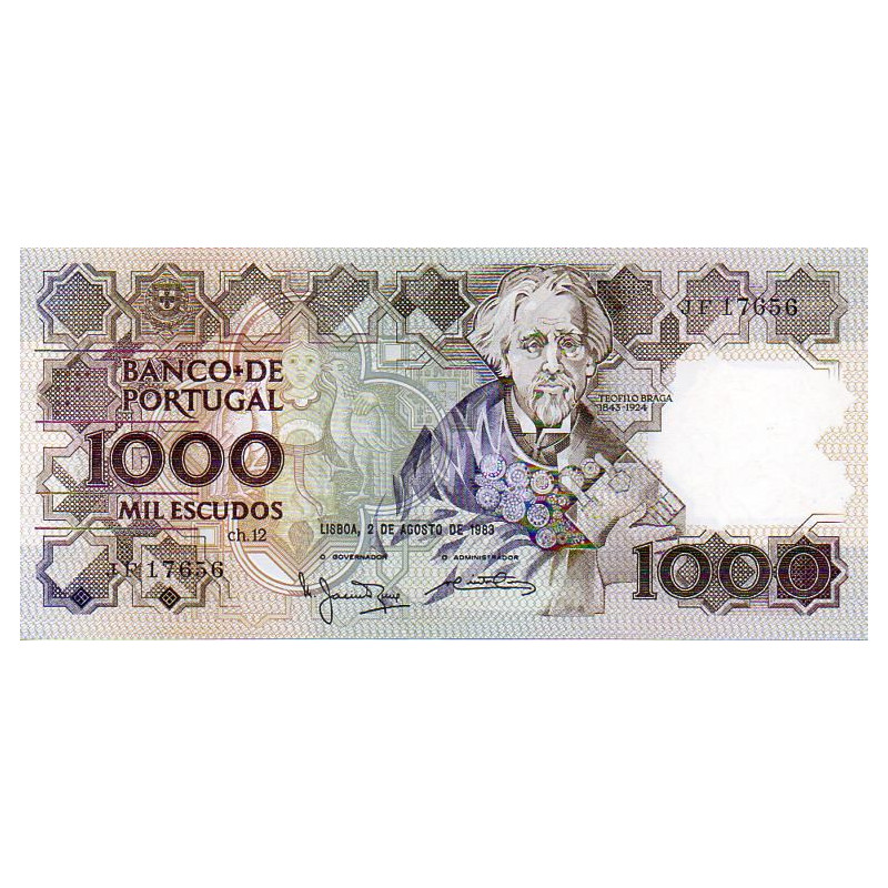 Portugal 100$00 1983 Teófilo Braga JF