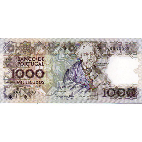 Portugal 1000$00 1987 Teófilo Braga ARB