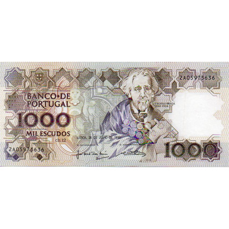 Portugal 1000$00 1990 Teófilo Braga 2A