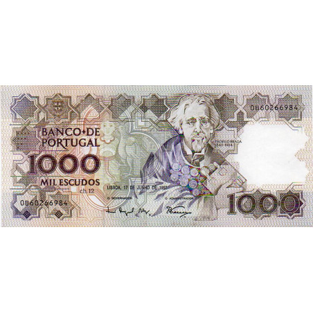 Portugal 1000$00 1993 Teófilo Braga 0B