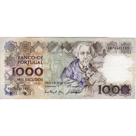 Portugal 1000$00 1994 Teófilo Braga 6B