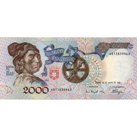 Portugal 2000$00 1992 Bartolomeu Dias A