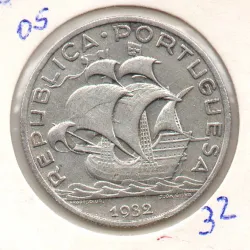 Portugal 5$00 Escudos 1932