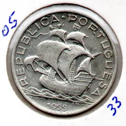 Portugal 5$00 Escudos 1933