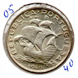 Portugal 5$00 Escudos 1940