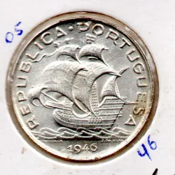 Portugal 5$00 Escudos 1946