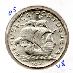 Portugal 5$00 Escudos 1948