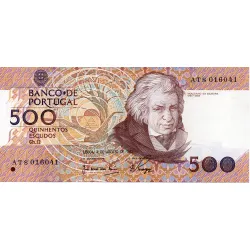 Portugal 500$00 Escudos 1988 Mouzinho da Silveira