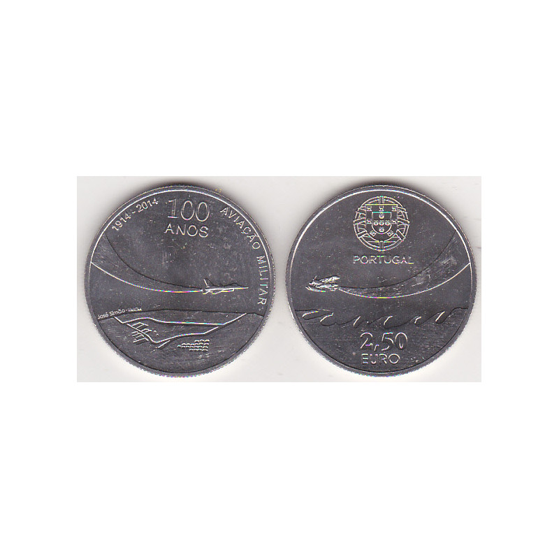 Portugal 2.50 € 2014 100 Anos Aviação Militar