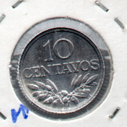 Portugal 10 Centavos 1975 C/ Serrilha