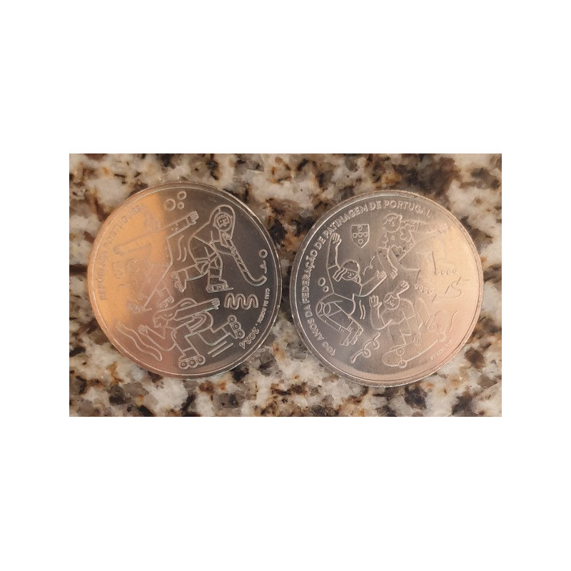 Portugal 5.00 € 2024 100 Anos Federação Patinagem