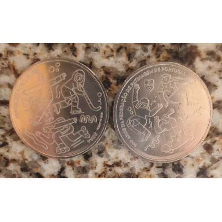 Portugal 5.00 € 2024 100 Anos Federação Patinagem