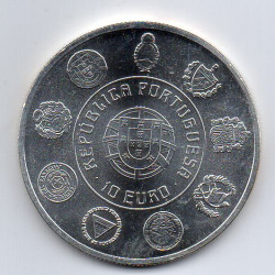 Portugal 10.00 € 2010 Moeda Histórica-Escudo