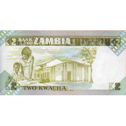 Zâmbia 2 Kwacha ND 1986-88