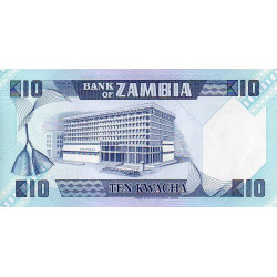 Zâmbia 10 Kwacha ND 1984-86 (84)