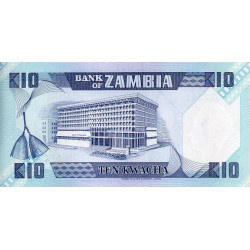 Zâmbia 10 Kwacha ND 1986-88 (86)