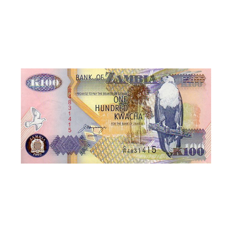 Zâmbia 100 Kwacha ND 1995-2002 (01)