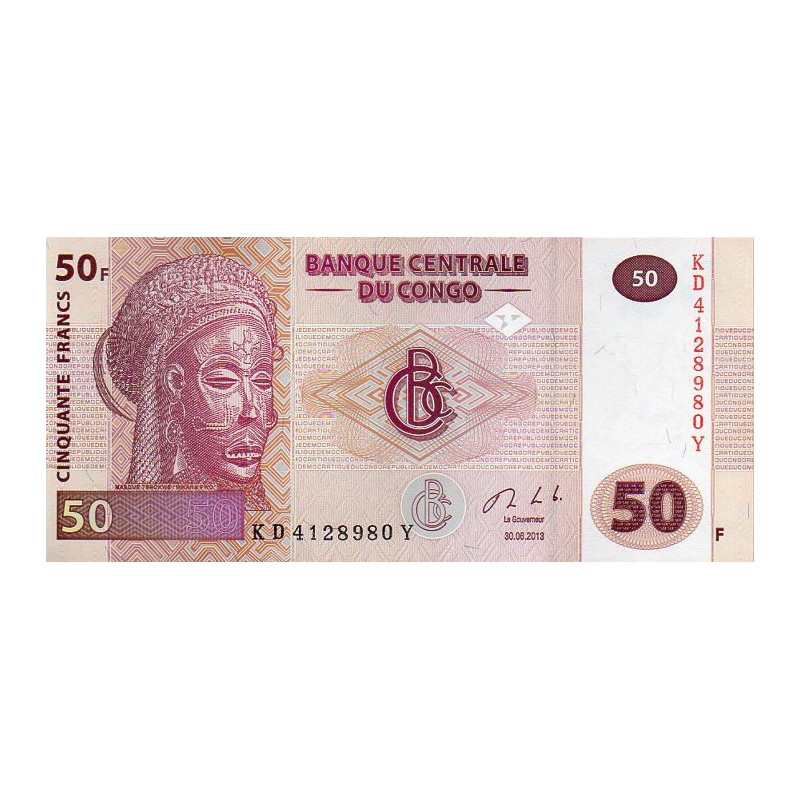 R.D.do Congo 50 Francs 2013