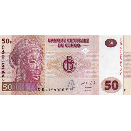 R.D.do Congo 50 Francs 2013