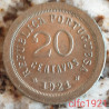 Portugal 20 Centavos 1921 Sob