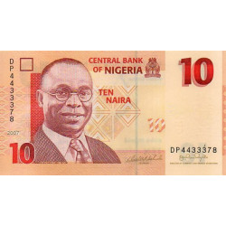 Nigéria 10 Naira 2007