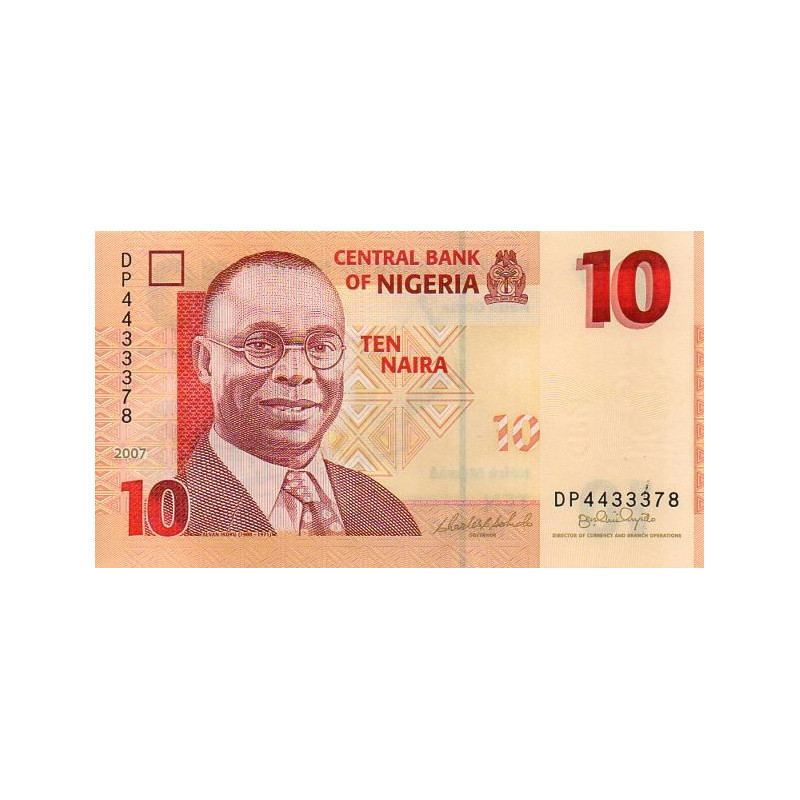 Nigéria 10 Naira 2007