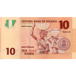 Nigéria 10 Naira 2007