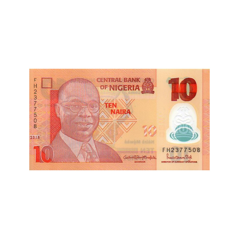 Nigéria 10 Naira 2018