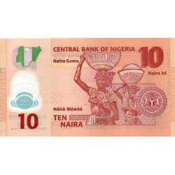 Nigéria 10 Naira 2018