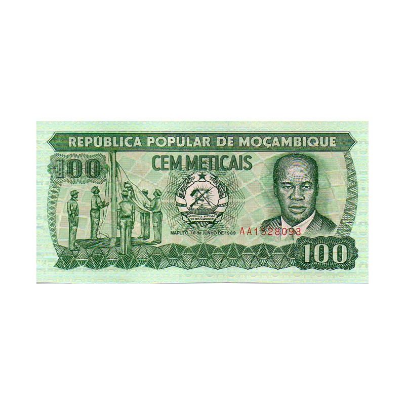 Moçambique 100 Meticais 1989