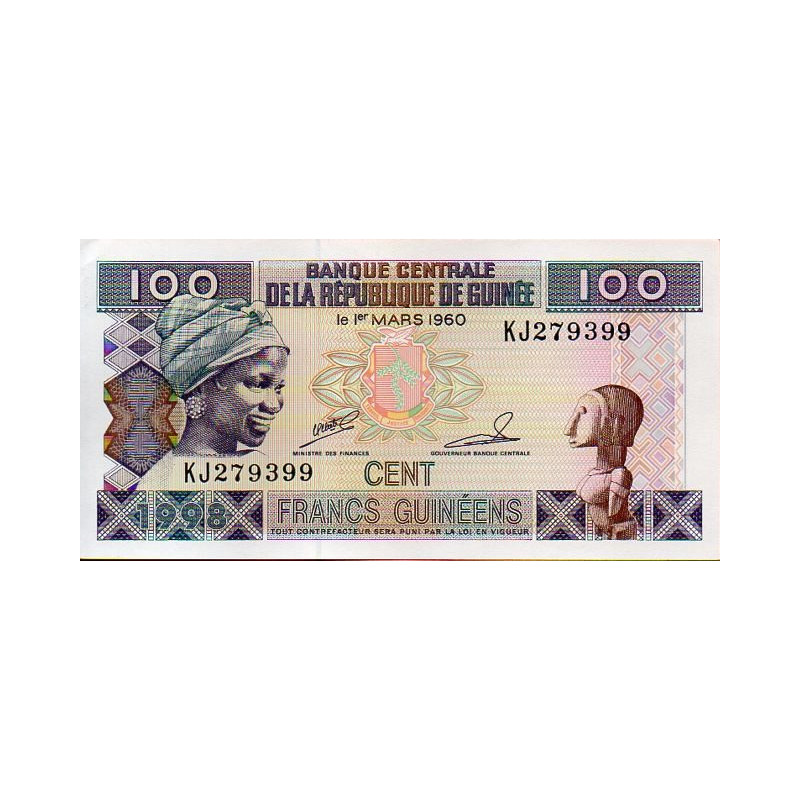 Guiné 100 Francs 1998
