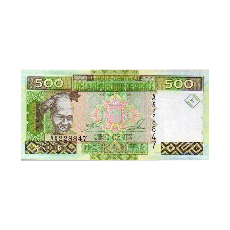 Guiné 500 Francs 2006