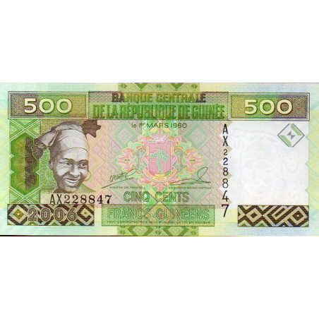 Guiné 500 Francs 2006