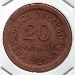 Portugal 20 Centavos 1925 BE