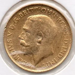 Reino Unido 1/2 Libra 1926 Jorge  ouro