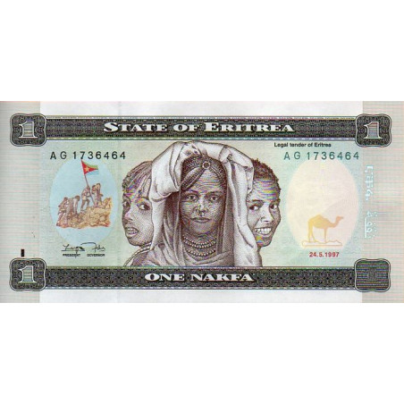 Eritreia 1 Nakfa 1997