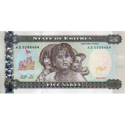 Eritreia 5 Nakfa 1997