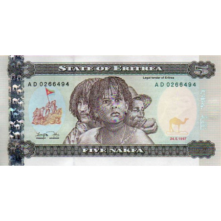 Eritreia 5 Nakfa 1997