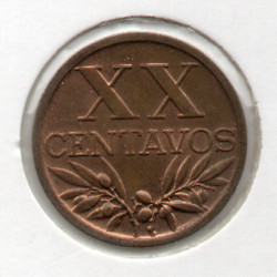 Portugal XX Centavos 1942 Sob