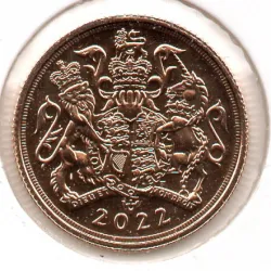 Reino Unido 1 Libra 2022 Isabel II Ouro