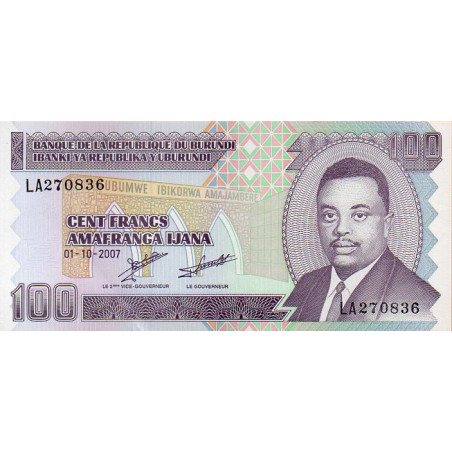 Burundi 100 Francs 2007